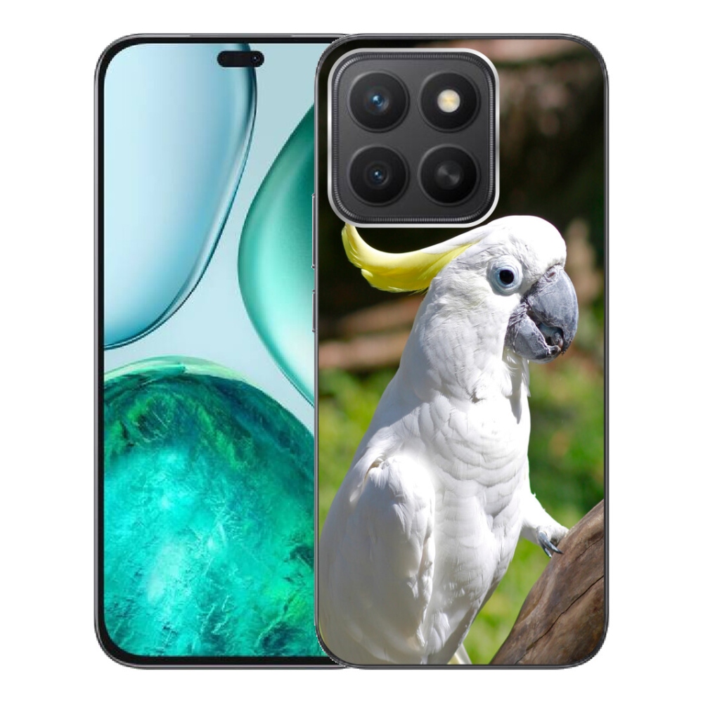 Gelový kryt mmCase na Honor X8c - papoušek kakadu 2
