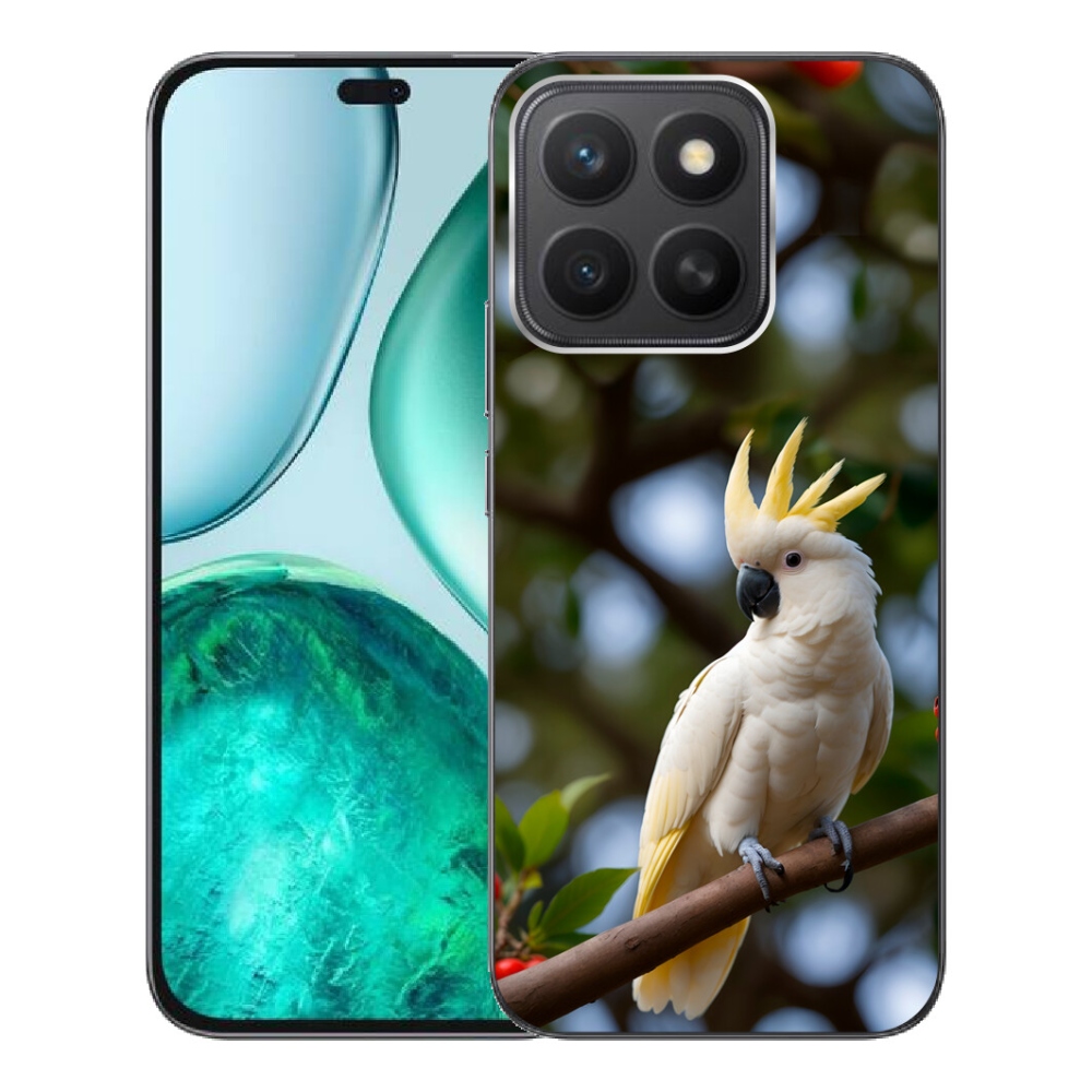 Gelový kryt mmCase na Honor X8c - papoušek kakadu 3