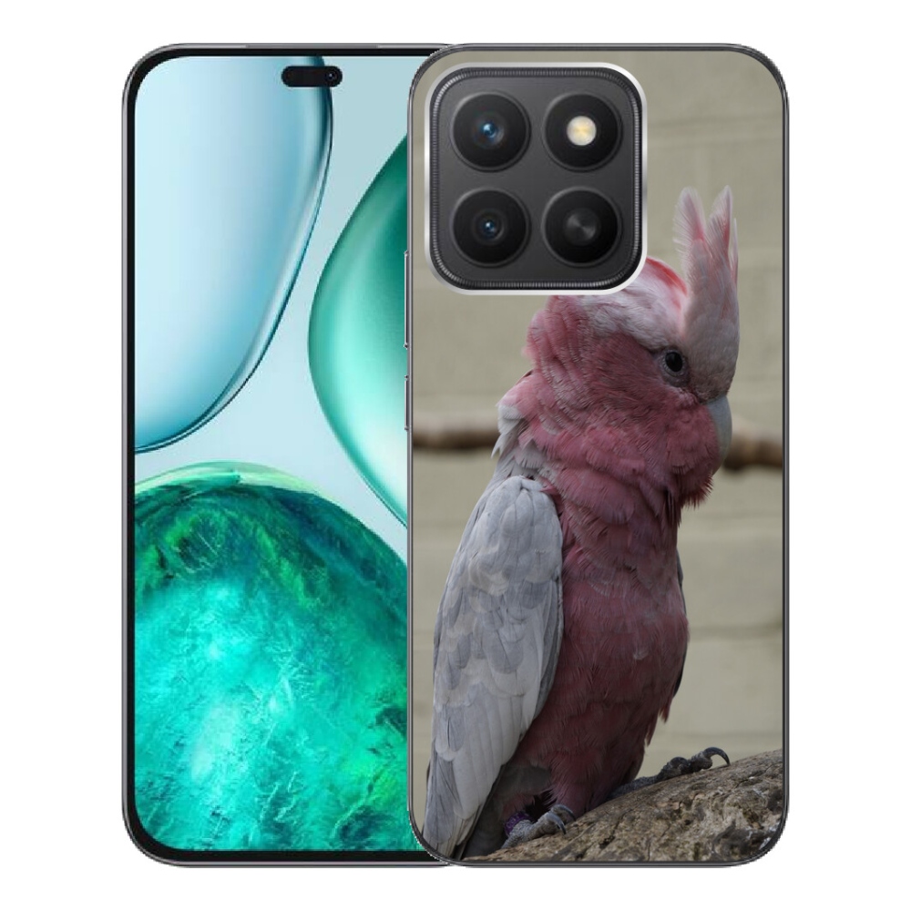 Gelový kryt mmCase na Honor X8c - papoušek kakadu růžový
