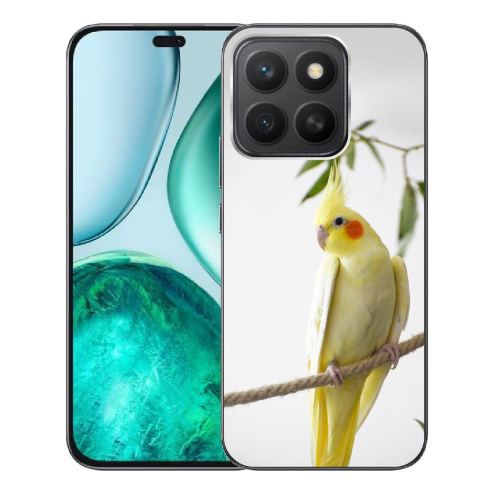 Gelový kryt mmCase na Honor X8c - papoušek korela chocholatá