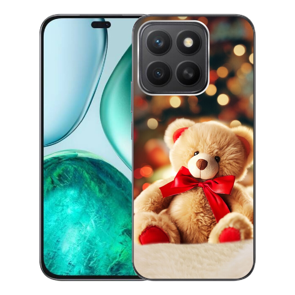 Gelový kryt mmCase na Honor X8c - plyšový medvídek