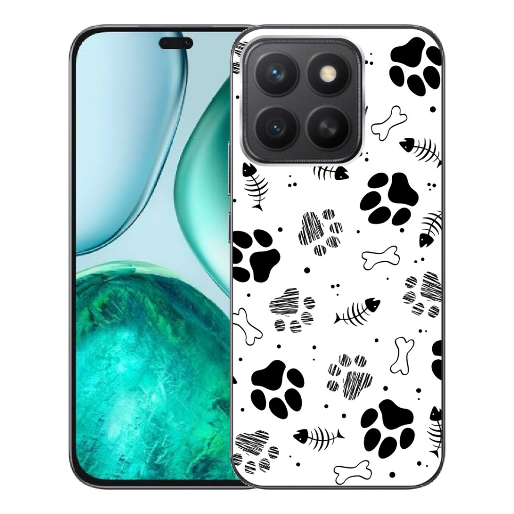 Gelový kryt mmCase na Honor X8c - psí tlapky 1