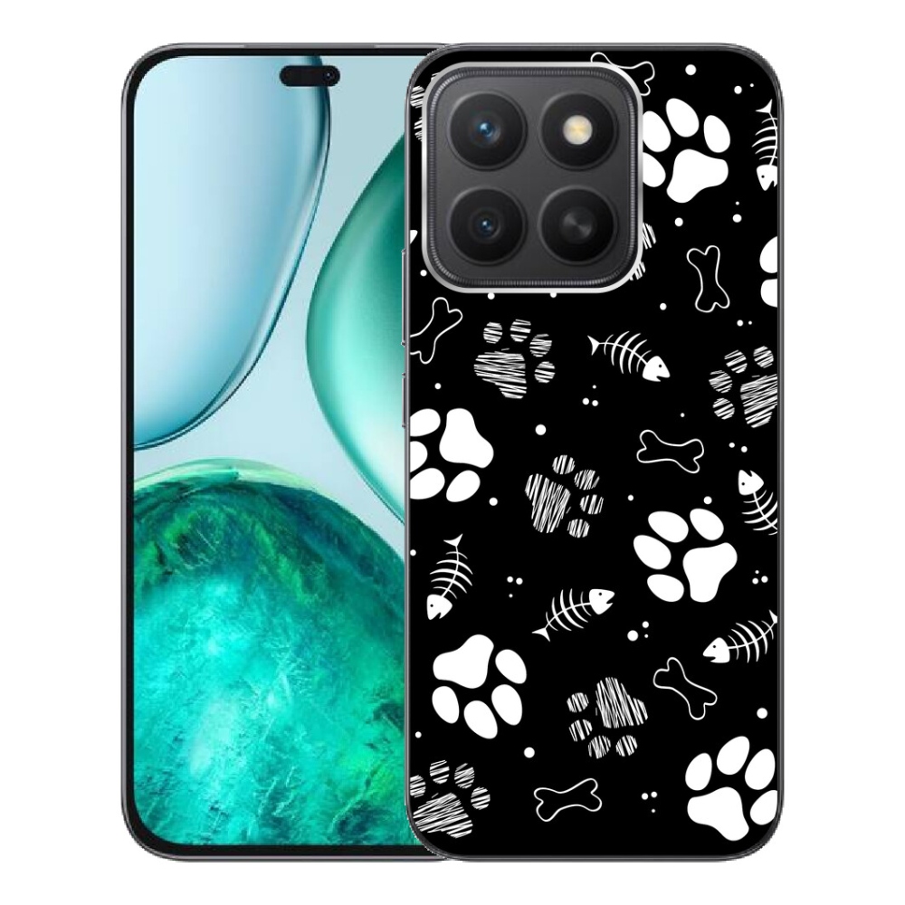 Gelový kryt mmCase na Honor X8c - psí tlapky