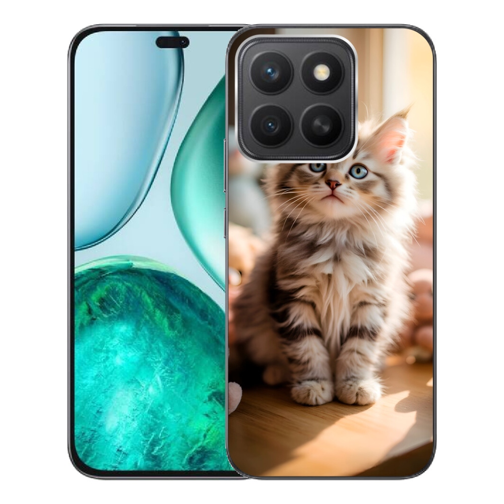 Gelový kryt mmCase na Honor X8c - roztomilé kotě 10