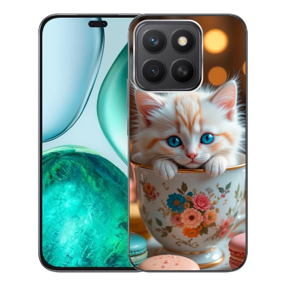 Gelový kryt mmCase na Honor X8c - roztomilé kotě 6