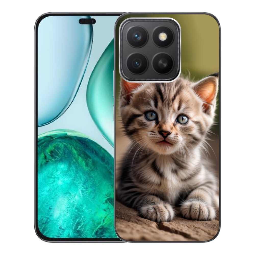 Gelový kryt mmCase na Honor X8c - roztomilé kotě 9