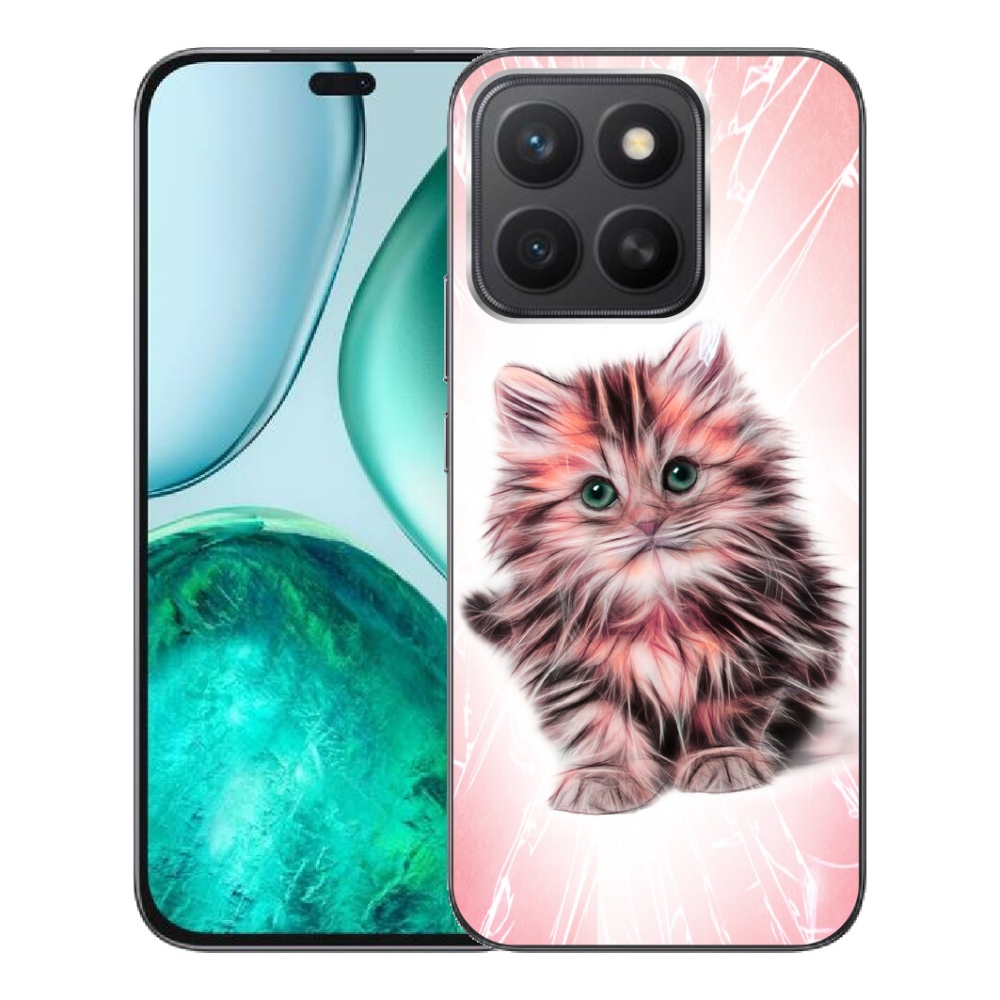 Gelový kryt mmCase na Honor X8c - roztomilé kotě