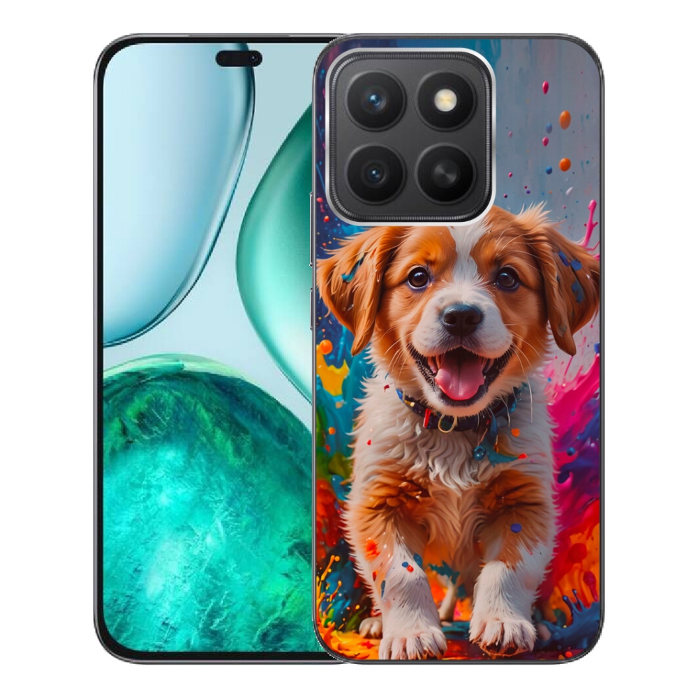 Gelový kryt mmCase na Honor X8c - roztomilé štěně 3