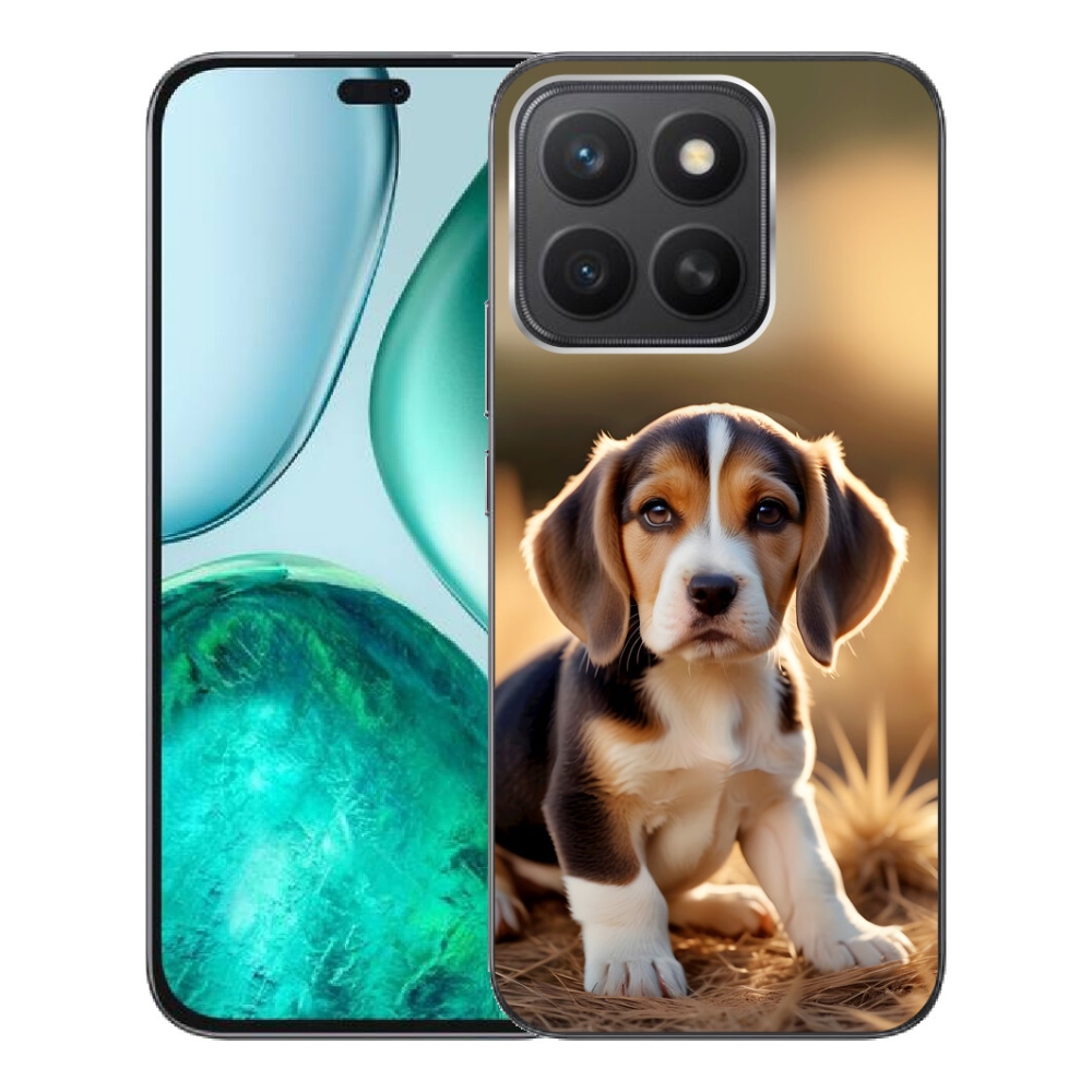 Gelový kryt mmCase na Honor X8c - roztomilý bígl
