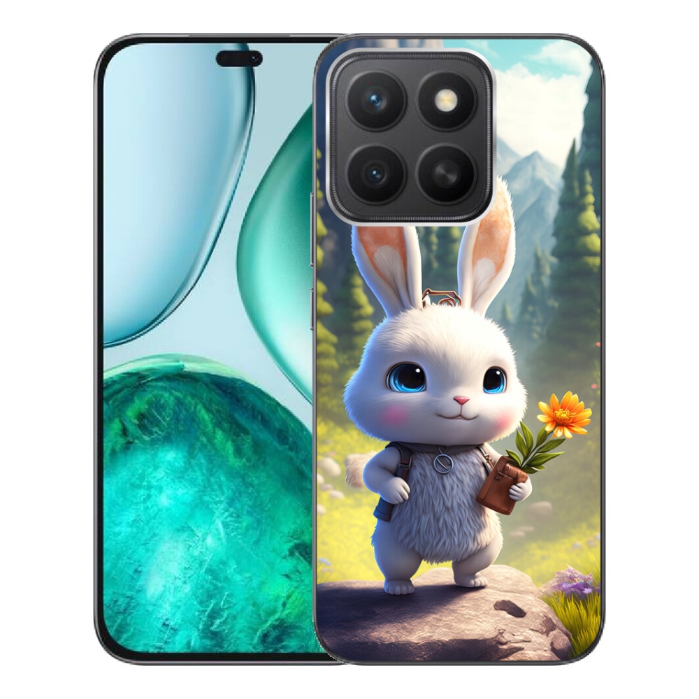 Gelový kryt mmCase na Honor X8c - roztomilý králíček