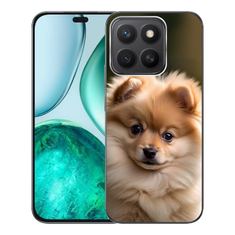 Gelový kryt mmCase na Honor X8c - roztomilý pomeranian 2