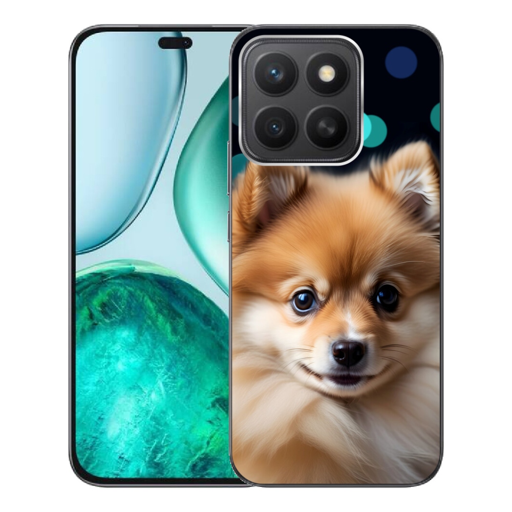 Gelový kryt mmCase na Honor X8c - roztomilý pomeranian