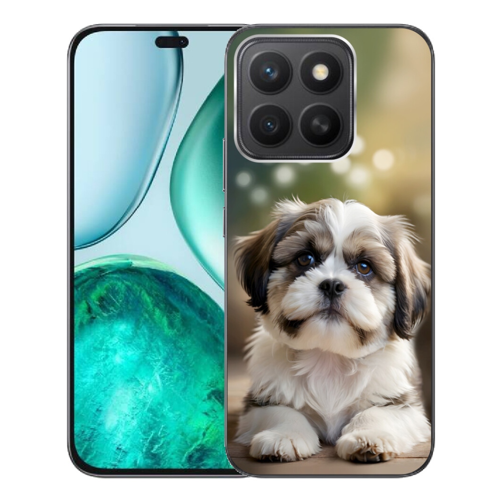 Gelový kryt mmCase na Honor X8c - roztomilý shih-tzu