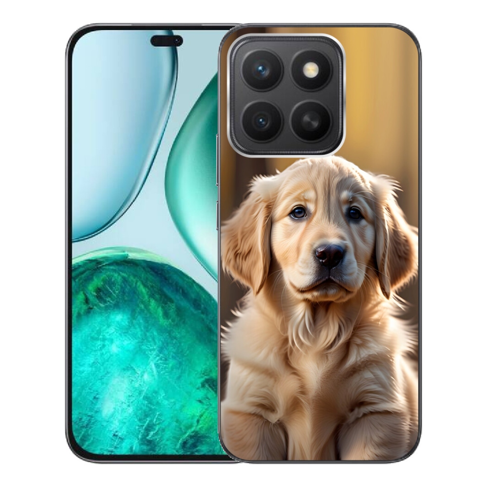 Gelový kryt mmCase na Honor X8c - roztomilý zlatý retrívr