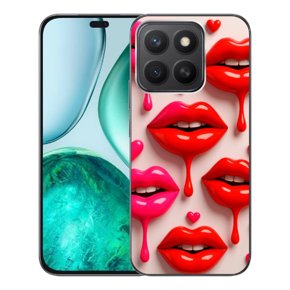 Gelový kryt mmCase na Honor X8c - rty 2