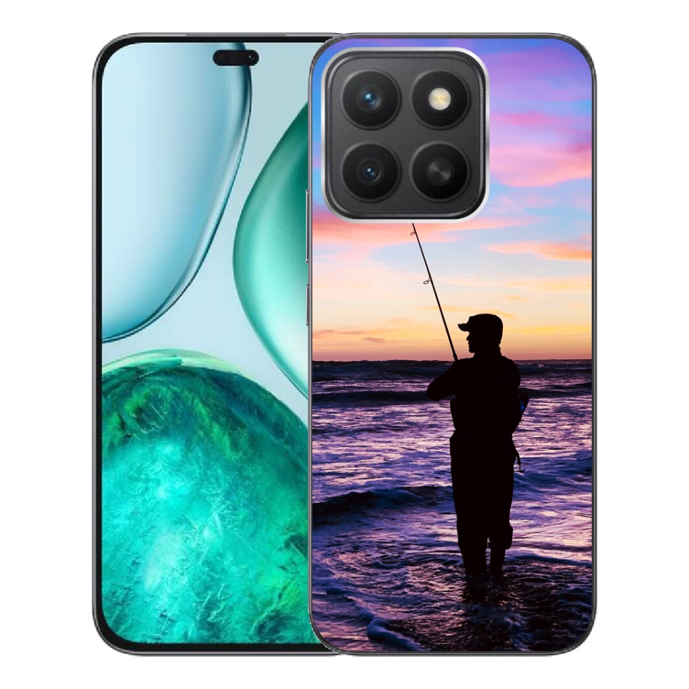 Gelový kryt mmCase na Honor X8c - rybaření 1