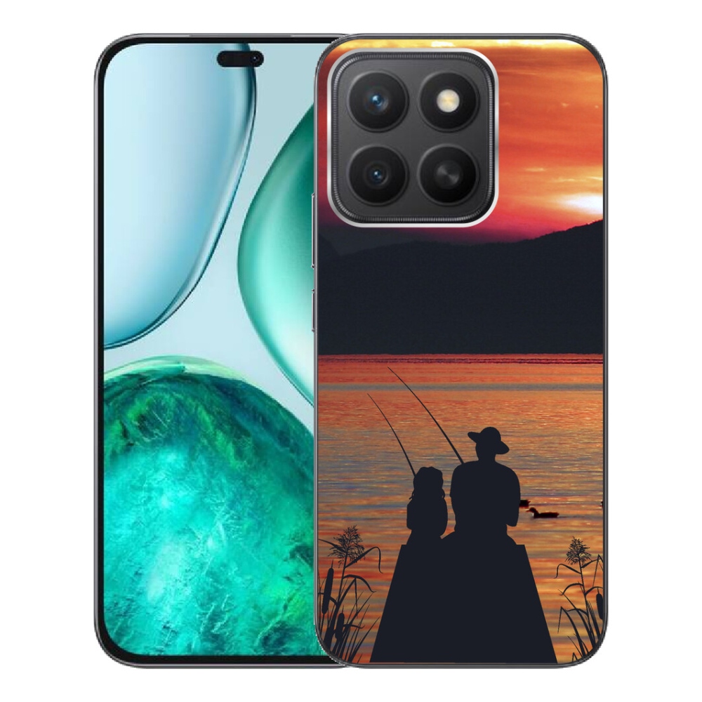 Gelový kryt mmCase na Honor X8c - rybaření 3