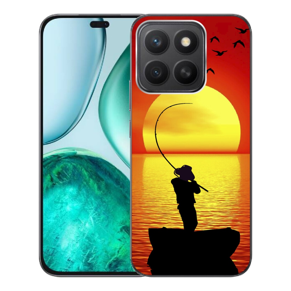 Gelový kryt mmCase na Honor X8c - rybaření