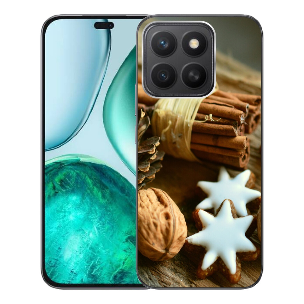 Gelový kryt mmCase na Honor X8c - skořice a perníčky