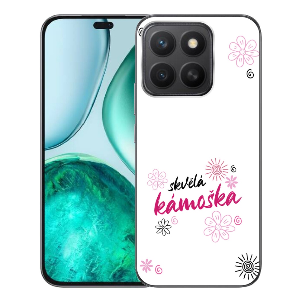 Gelový kryt mmCase na Honor X8c - skvělá kámoška bílé pozadí