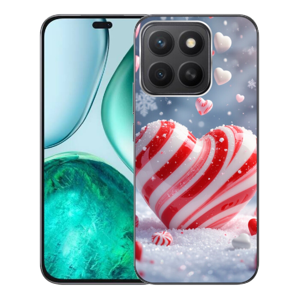 Gelový kryt mmCase na Honor X8c - sladké srdce