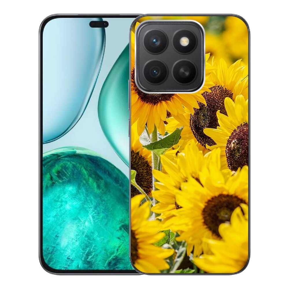 Gelový kryt mmCase na Honor X8c - slunečnice