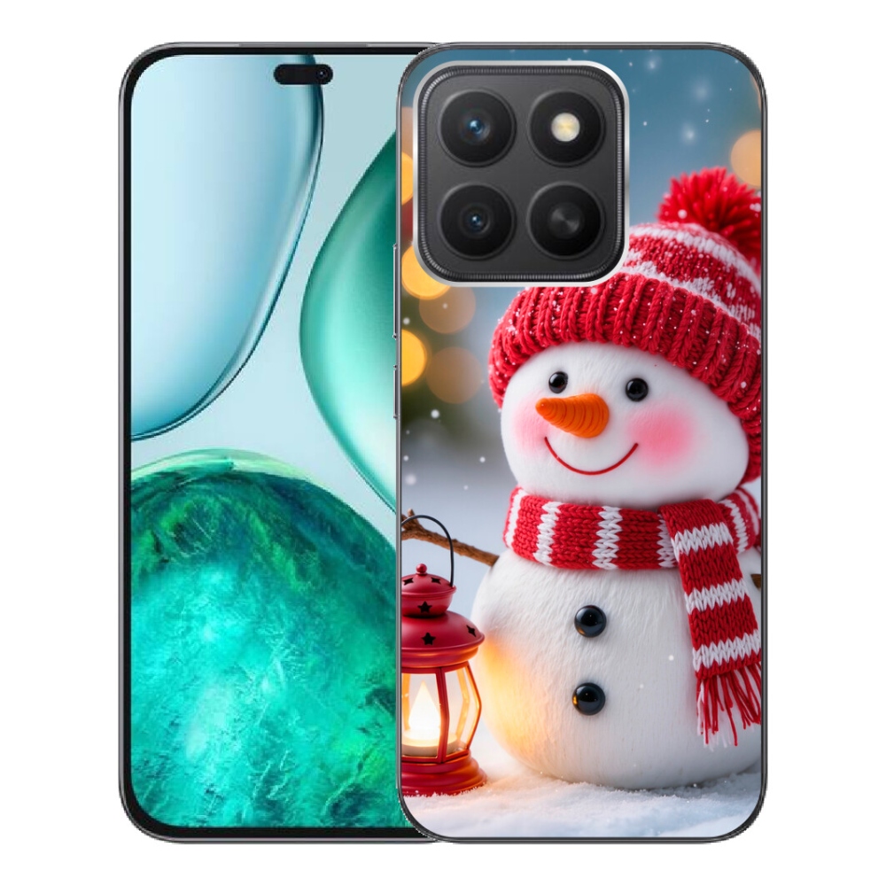 Gelový kryt mmCase na Honor X8c - sněhulák 2