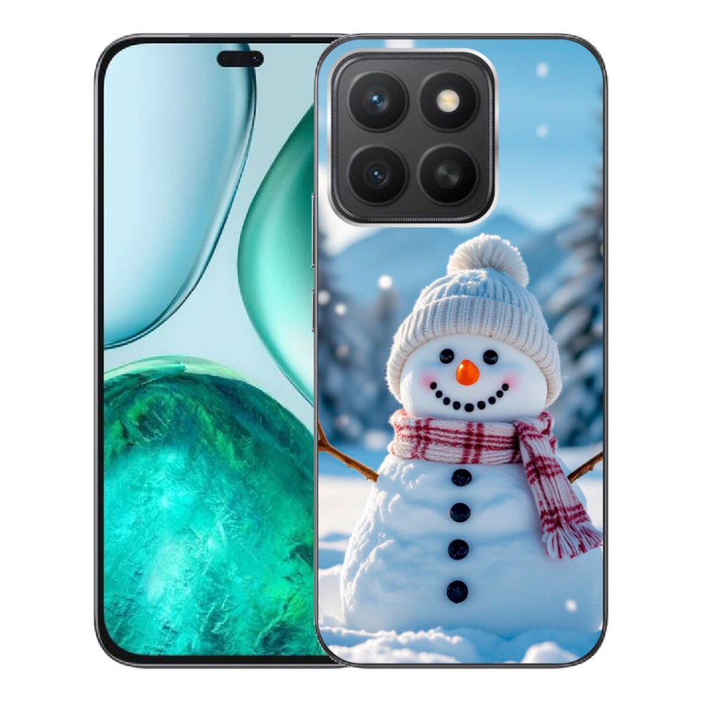 Gelový kryt mmCase na Honor X8c - sněhulák 3