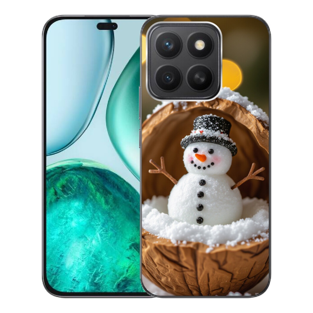 Gelový kryt mmCase na Honor X8c - sněhulák 4