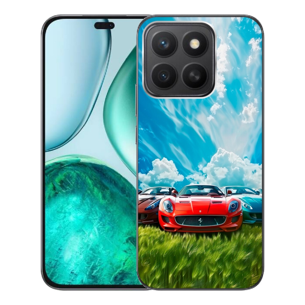 Gelový kryt mmCase na Honor X8c - sportovní vozy