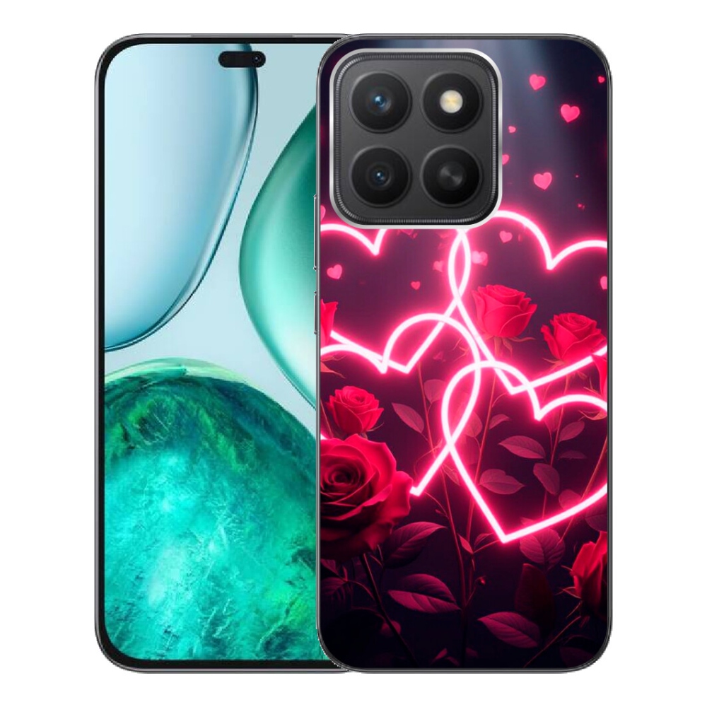 Gelový kryt mmCase na Honor X8c - srdce lásky