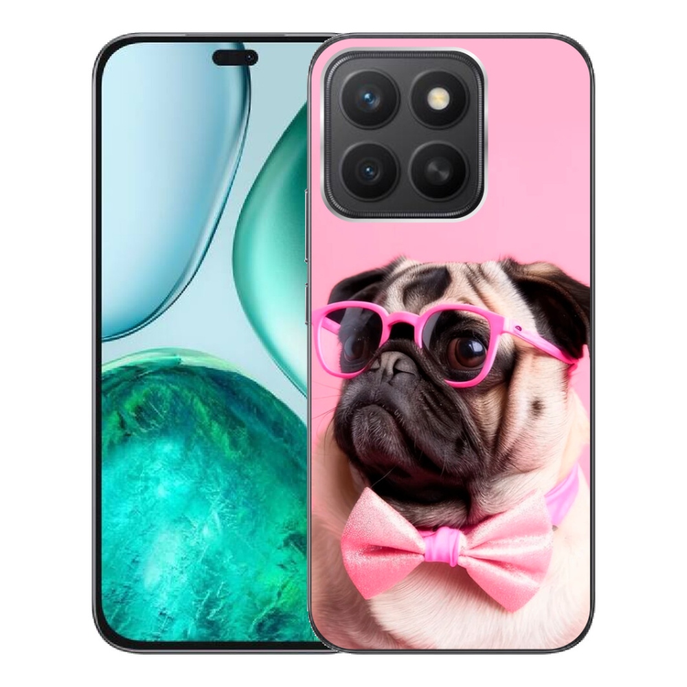 Gelový kryt mmCase na Honor X8c - stylový mops