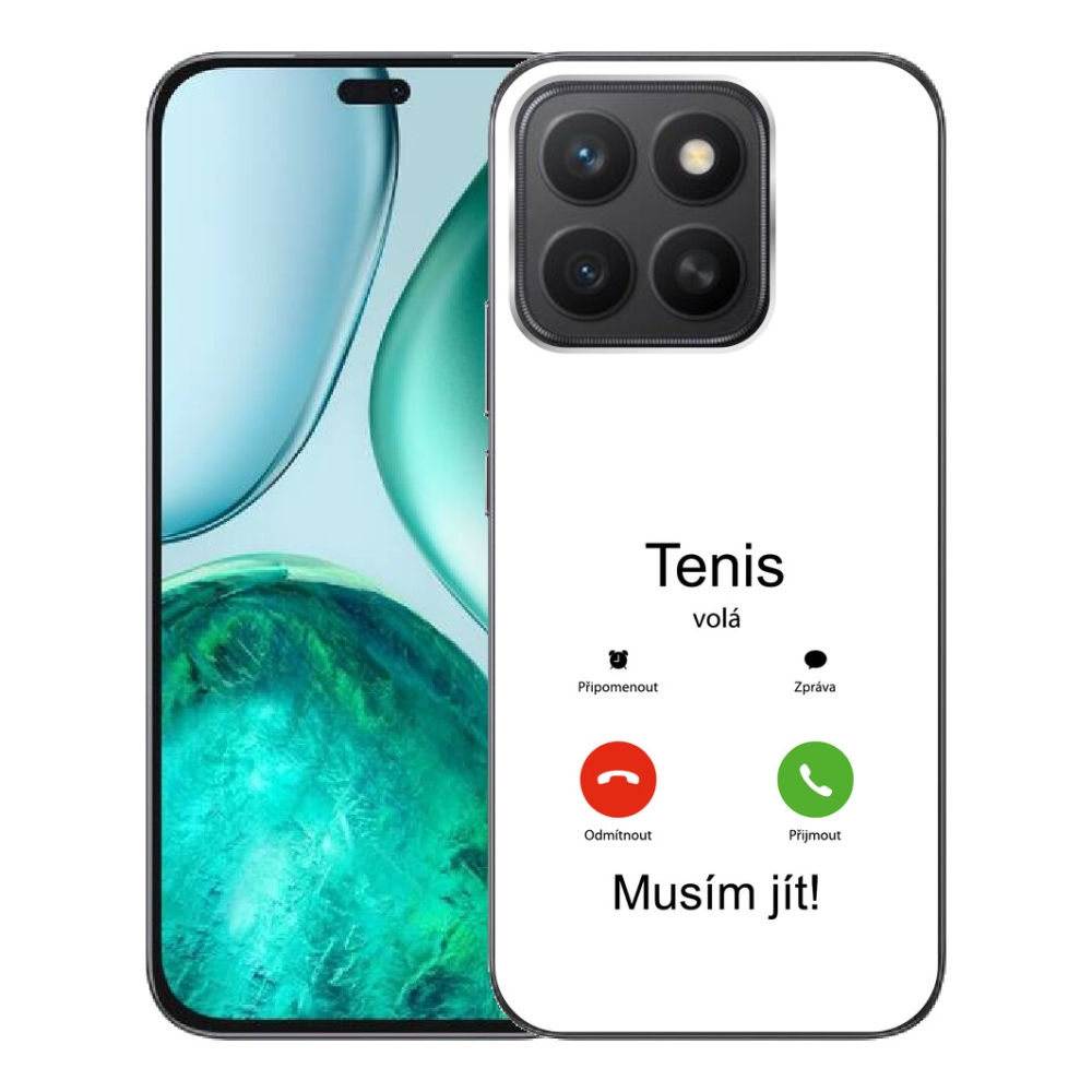 Gelový kryt mmCase na Honor X8c - tenis volá bílé pozadí
