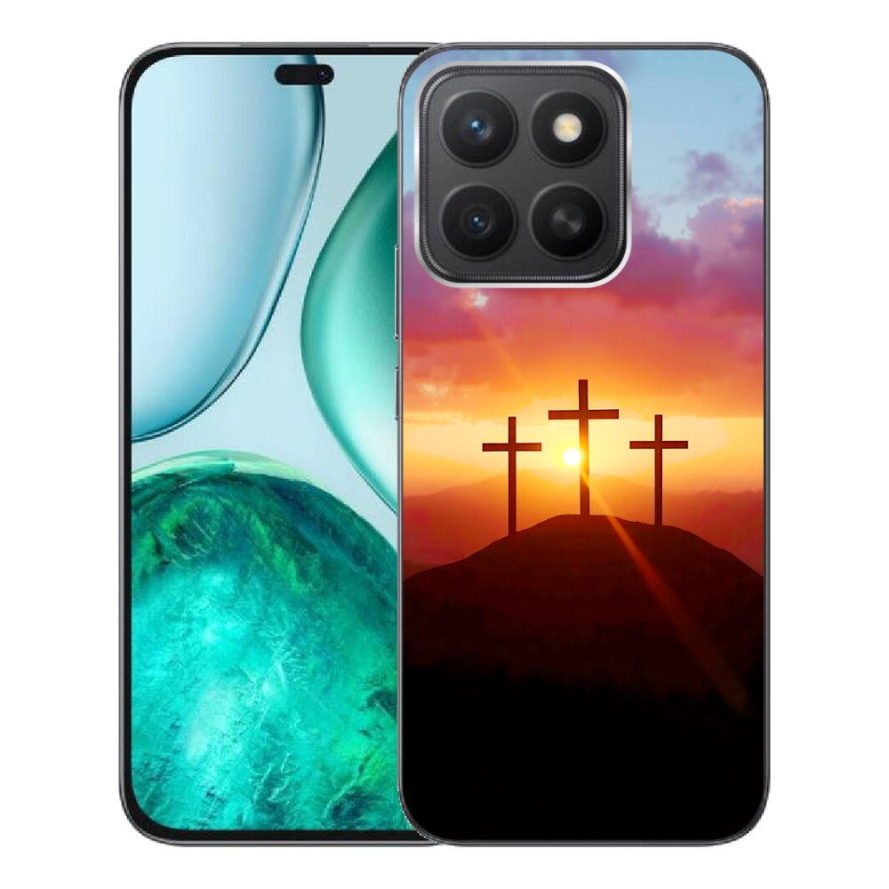 Gelový kryt mmCase na Honor X8c - tři kříže