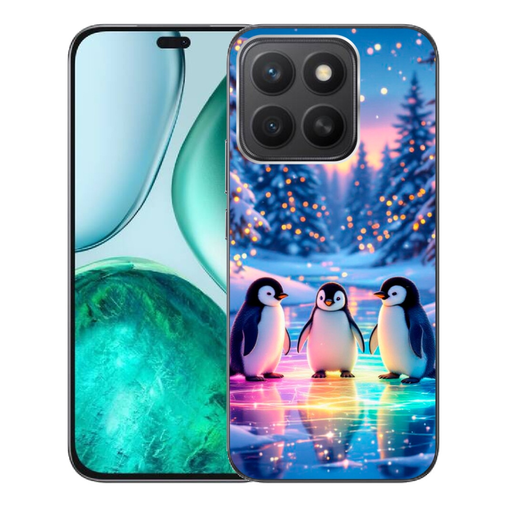Gelový kryt mmCase na Honor X8c - tučnáci