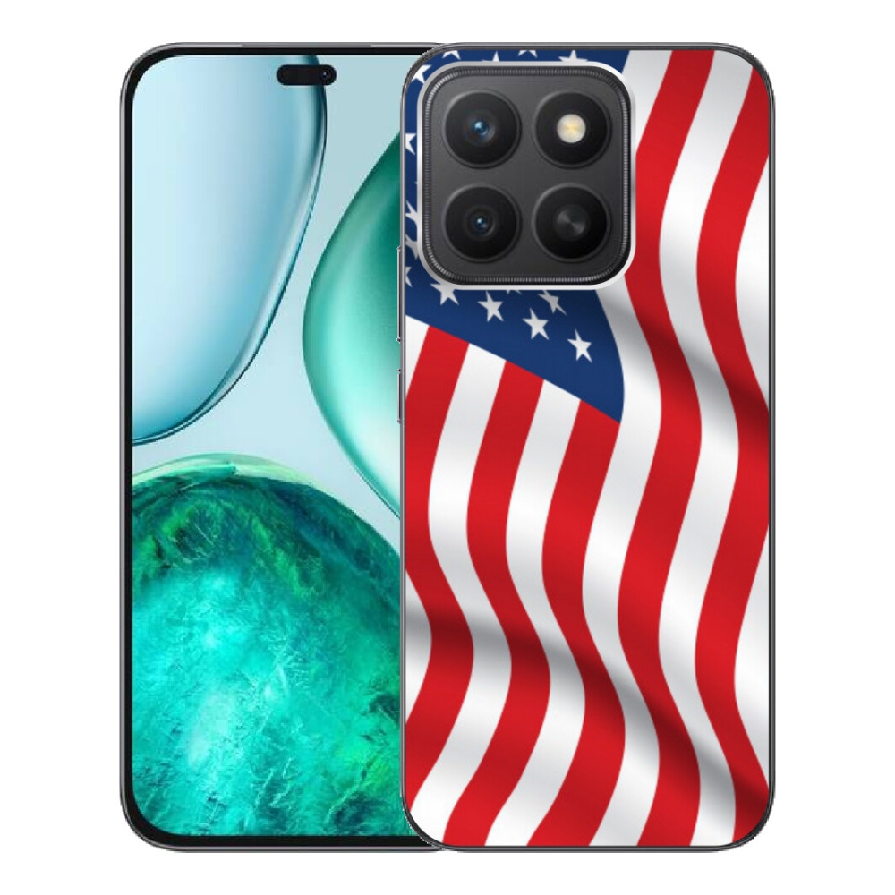 Gelový kryt mmCase na Honor X8c - USA vlajka
