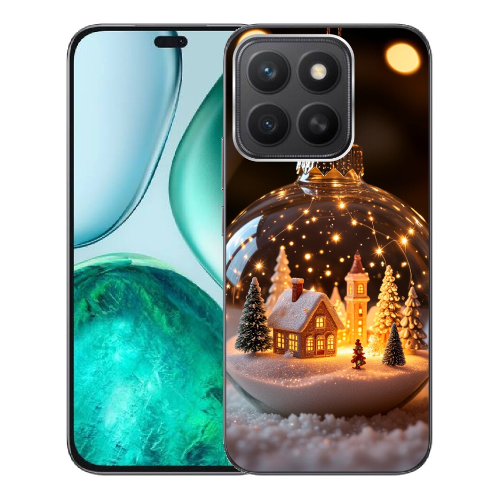 Gelový kryt mmCase na Honor X8c - vánoční koule 3