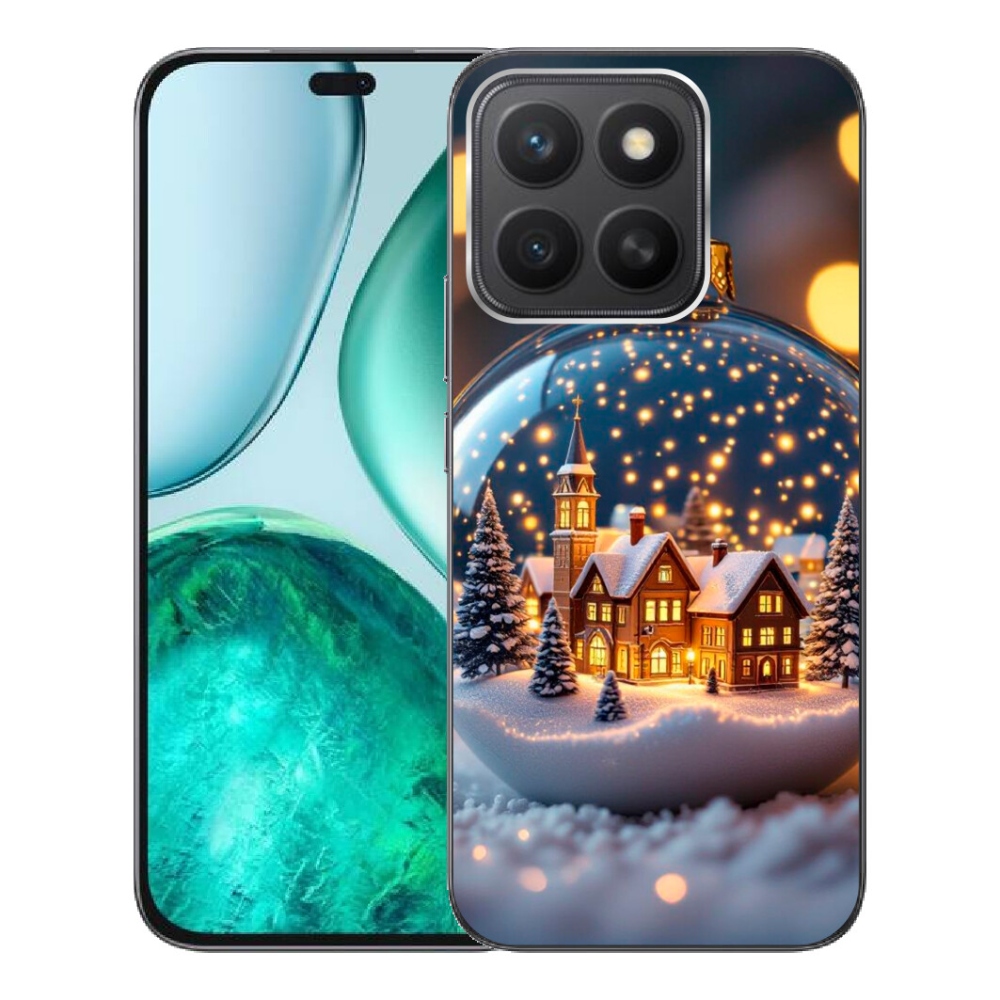 Gelový kryt mmCase na Honor X8c - vánoční koule 4