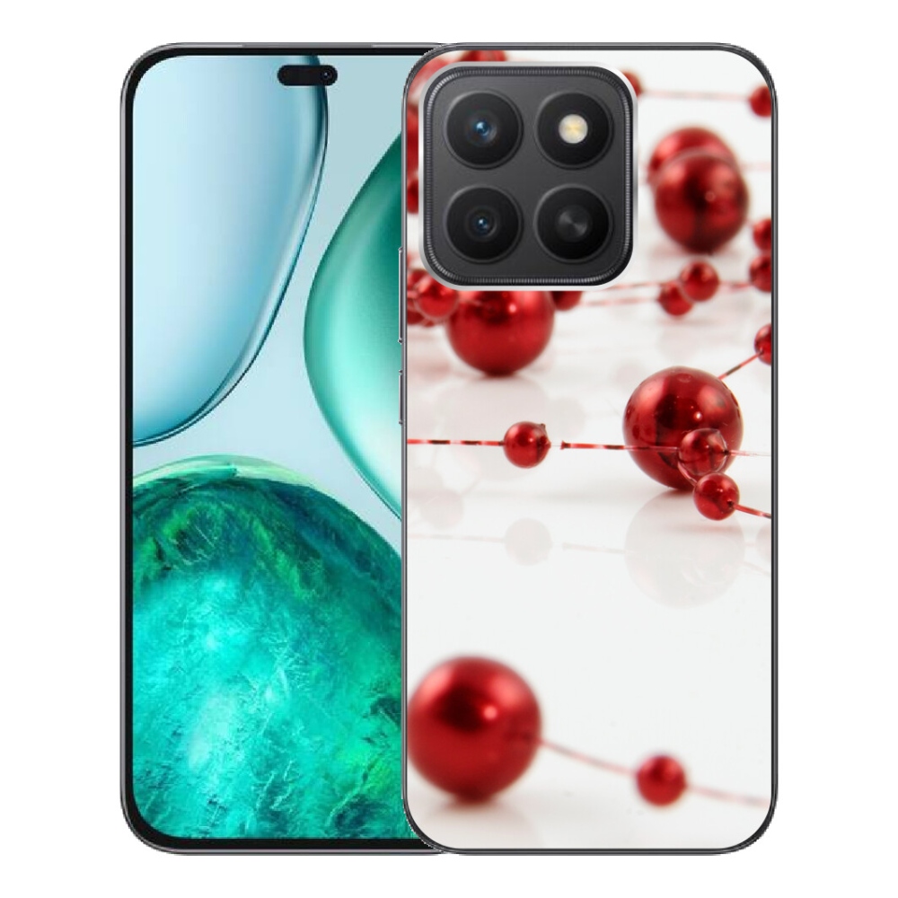 Gelový kryt mmCase na Honor X8c - vánoční řetěz