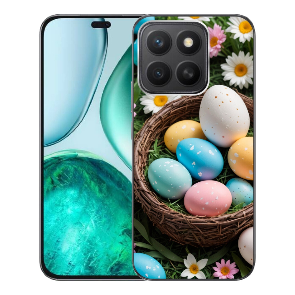 Gelový kryt mmCase na Honor X8c - velikonoční vajíčka 2