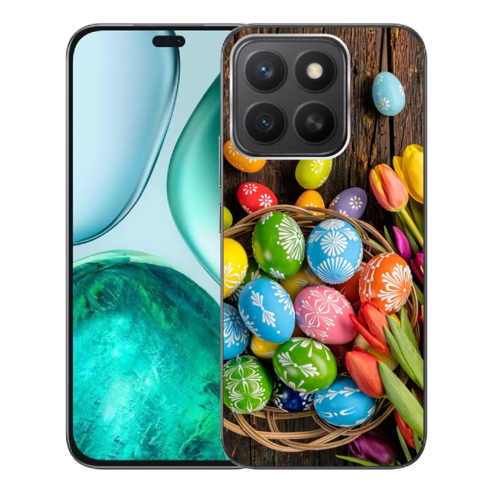 Gelový kryt mmCase na Honor X8c - velikonoční vajíčka