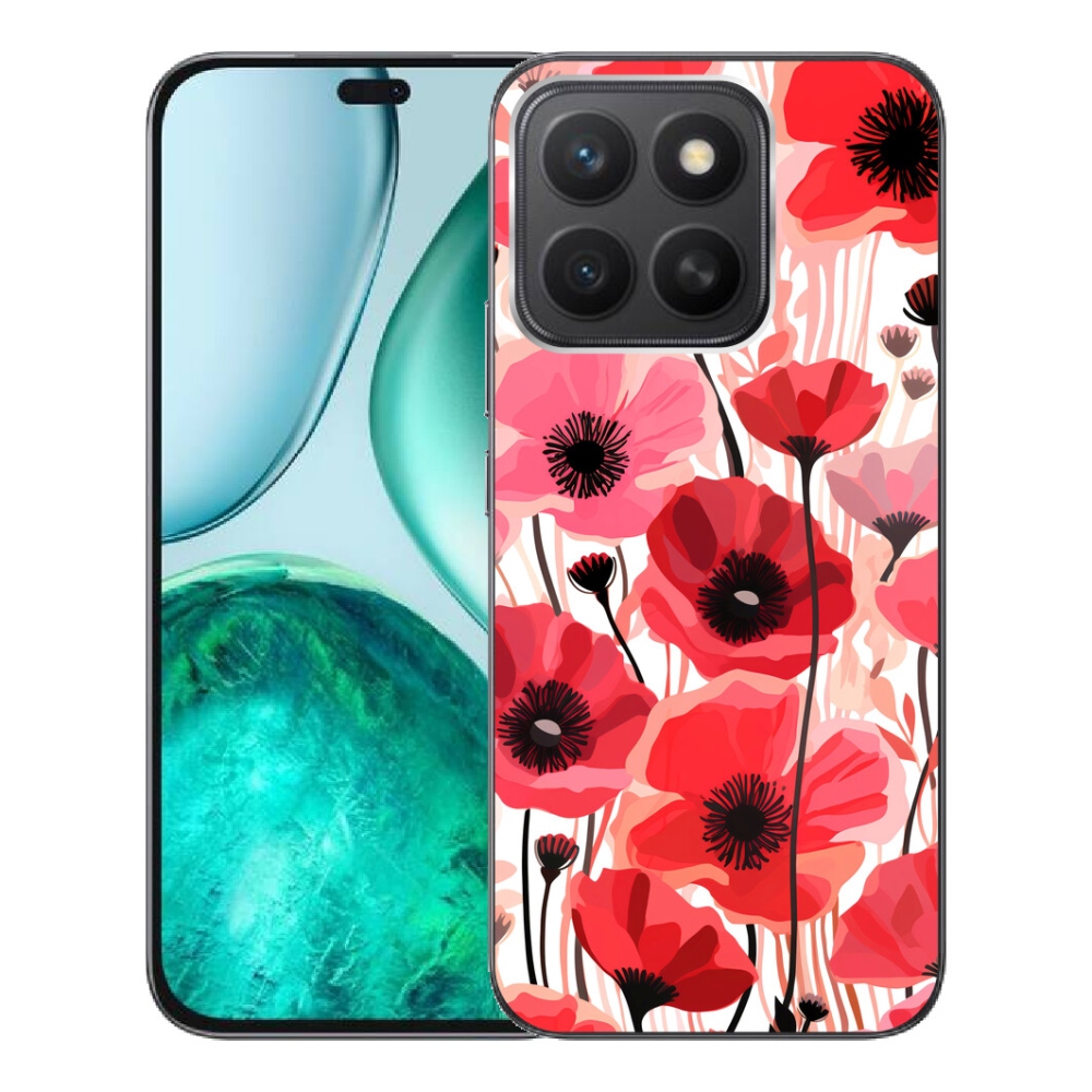 Gelový kryt mmCase na Honor X8c - vlčí mák 1