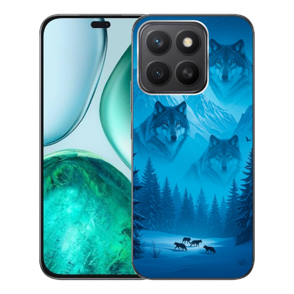 Gelový kryt mmCase na Honor X8c - vlčí smečka