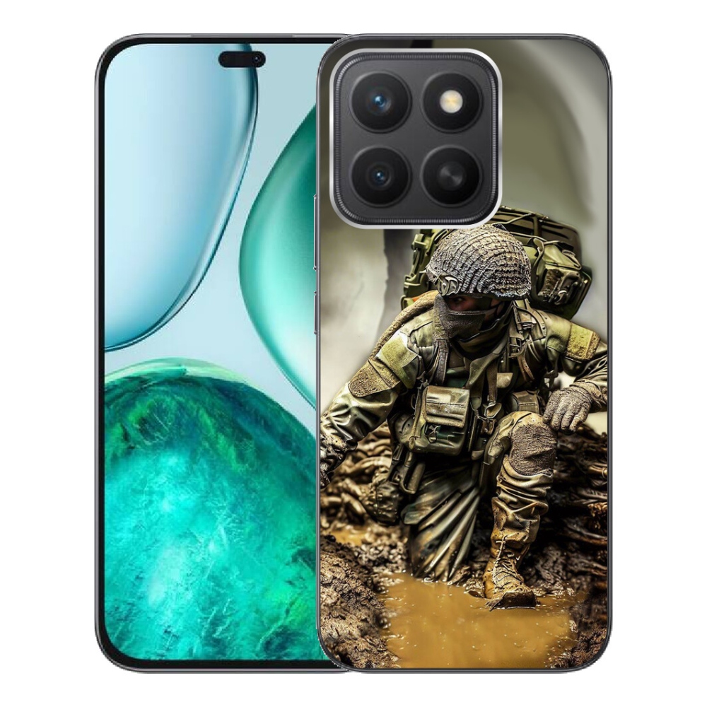 Gelový kryt mmCase na Honor X8c - voják