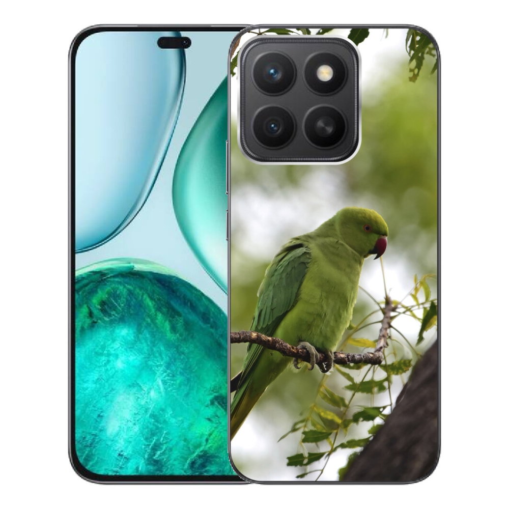 Gelový kryt mmCase na Honor X8c - zelený papoušek