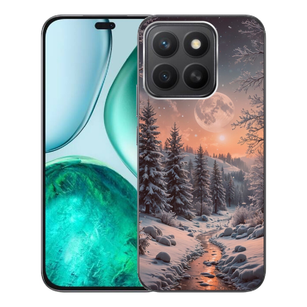 Gelový kryt mmCase na Honor X8c - zimní krajina 2