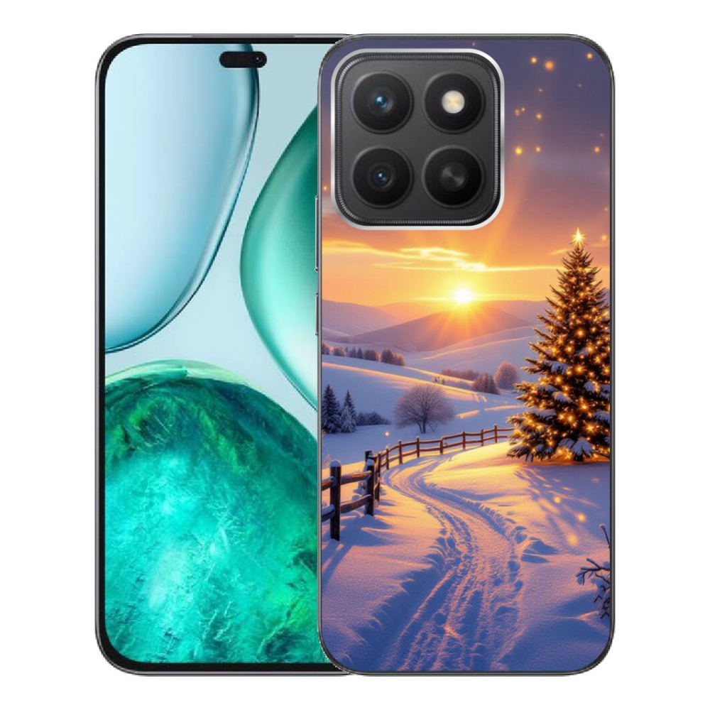 Gelový kryt mmCase na Honor X8c - zimní krajina