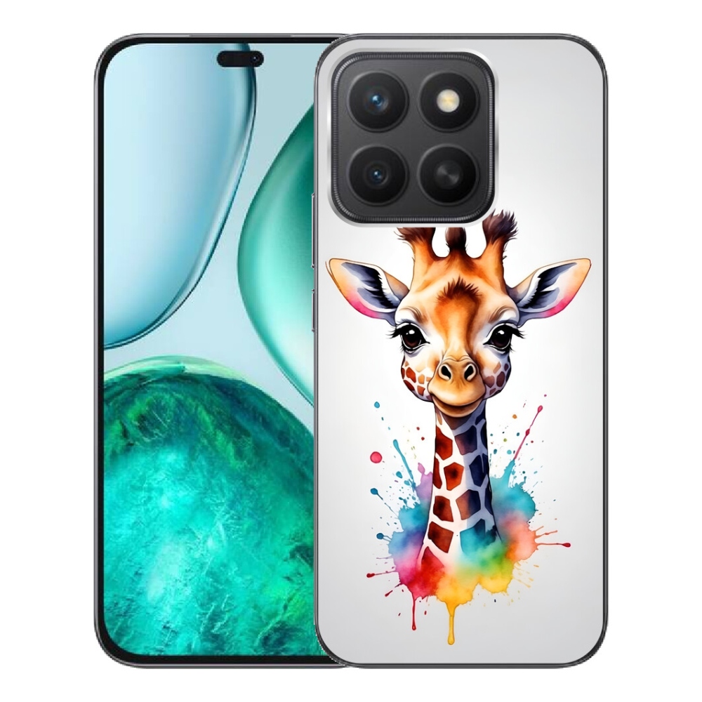 Gelový kryt mmCase na Honor X8c - žirafa 1