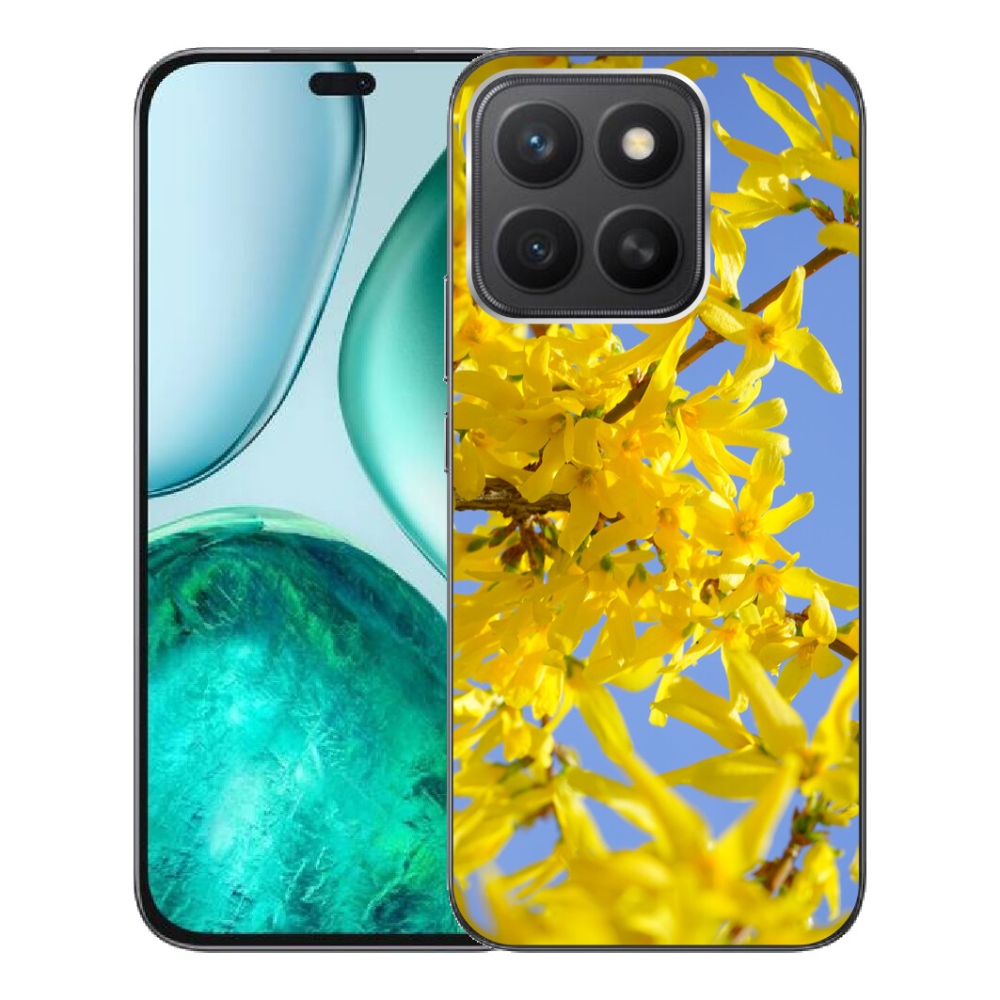 Gelový kryt mmCase na Honor X8c - žluté květy