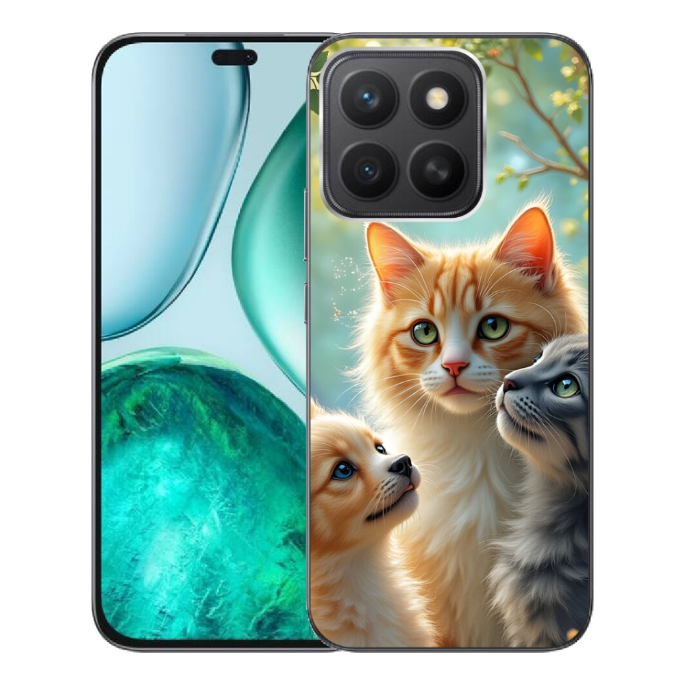 Gelový kryt mmCase na Honor X8c - zvířecí přátelství 2
